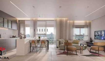 Apartamento Vila Mariana, metrô Santa Cruz, 73 m², 2 quartos, 1 suíte, varanda gourmet, cozinha americana, sala, lavanderia, 1 vaga e lazer completo.