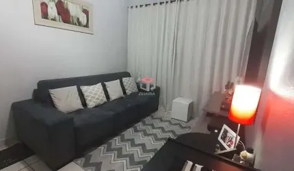 Apartamento com 70m² localizado no Bairro Campestre em Santo André - SP.