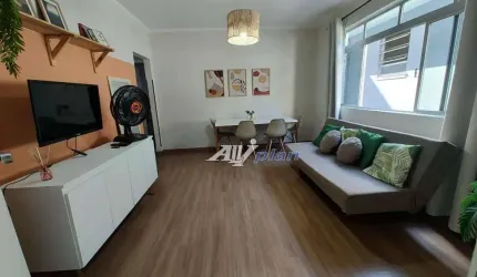 Apartamento com 2 dormitórios à venda, 75 m² por R$ 450.000 - Encruzilhada - Santos/SP