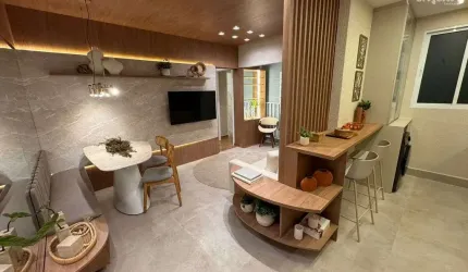 Indaiatuba - Apartamento na planta 2 Dormitórios com Suíte - Parque dos Pássaros