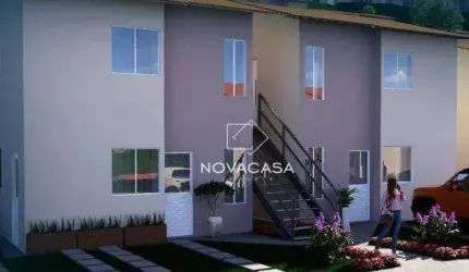 Casa com 2 dormitórios à venda, 107 m² por R$ 259.900 - Morro Alto - Vespasiano/MG