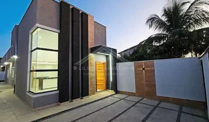 Casa para Venda em Maricá, Jardim Atlântico Central (Itaipuaçu), 3 dormitórios, 3 suítes, 4 banheiros, 1 vaga