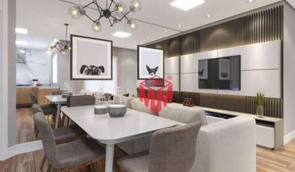 Cobertura Nova com 2 dormitórios à venda, 88 m² por R$ 349.000 - Vila Luzita - Santo André/SP