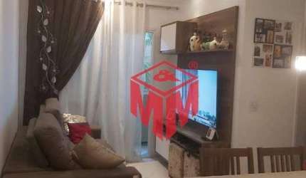 Apartamento com 2 dormitórios à venda, 56 m² por R$ 305.000,00 - Bairro dos Casa - São Bernardo do Campo/SP