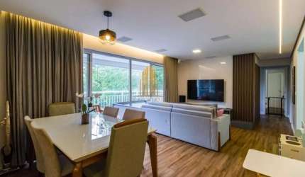 Habitat Condomnio Clube no Morumbi, Apartamento de127m² com 3 dormitórios, 2 suítes, 3 vagas.