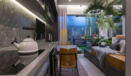 Condominio On Lorena no Jardins, Studio NR de 23m² com 1 dormitório, varanda, sem vaga.