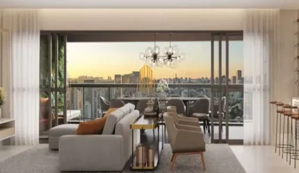 EDIFICIO ARKADIO EZ BY OTT, BROOKLIN- APARTAMENTO DE 180m² COM 4 DORMITÓRIOS, 4 SUITES E 3 VAGAS Á V