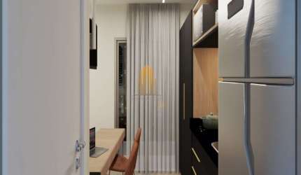 EDIFICIO CIRELA ATMOSFERA, BROOKLIN- APARTAMENTO DE 25m² COM 1 DORMITÓRIO , 1 BANHEIRO , MOBILIADO E