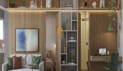 CONDOMÍNIO ORIZ CAMPO BELO - APARTAMENTO DE 44M² COM 2 DORMITÓRIOS, SALA, BANHEIRO E VAGA.
