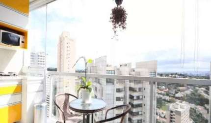 EDIFICIO VIZ PONTE ESTAIADA, REAL PARQUE- APARTAMENTO DE 35m² COM 1 DORMITÓRIO, 1 BANHEIRO, VARANDA
