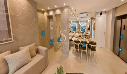 Condomínio Epic Jaguaré, Apartamento de 59m² com 2 dormitórios, 1 suíte, 1 vaga.
