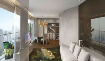 Condomínio W Residence a Vila Olímpia, Apartamento de 102m² com 2 suítes, 1 vaga.
