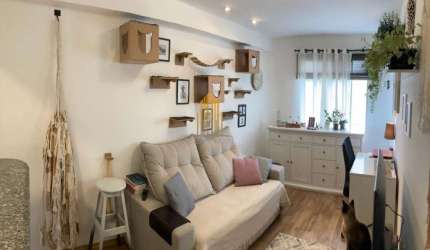 Condominio Scorpius, Vila Nova Conceição-Apartamento de 44m² com 1 quarto, 1 banheiro e 1 vaga.
