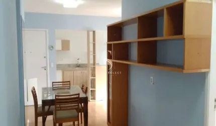 Condomínio Edifício Rhodes - Bela Vista, Apartamento de 46m² com 2 dormitorios, 1 banheiro e 1 vaga.