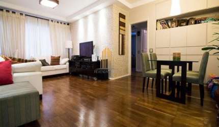 Condomínio Edifício Rapallo no Jardim Paulista, Apartamento de 100m² com 2 dormitórios, 1 vaga.