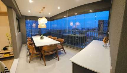 Sinfonia Vila Mascote, Apartamento Mobiliado de 74m² com 3 dormitórios, 1 suíte, 2 vagas.