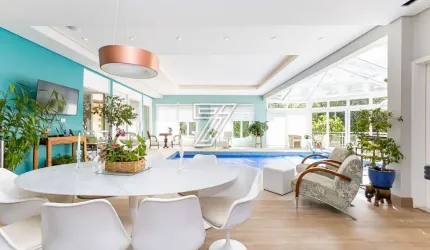 Casa em condomínio fechado com 5 quartos à venda na Rua Deputado João Ferreira Neves, 440, Vista Alegre, Curitiba, 600 m2 por R$ 5.999.000