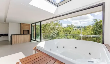 Casa em condomínio fechado com 3 quartos à venda na Rua Hermenegildo Luca, 101, Santa Felicidade, Curitiba, 312 m2 por R$ 3.400.000