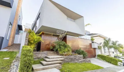 Casa em condomínio fechado com 3 quartos à venda na Rua Hermenegildo Luca, 101, Santa Felicidade, Curitiba, 360 m2 por R$ 3.499.000