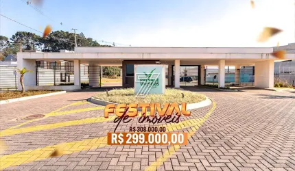 Terreno em condomínio fechado à venda na Rua Irma Schreiner Maran, 475, Santa Cândida, Curitiba, 154 m2 por R$ 299.000