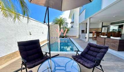Casa Alto Padrão, com 5 dormitórios à venda, 328 m² por R$ 2.500.000 - Massaguaçu - Caraguatatuba/SP