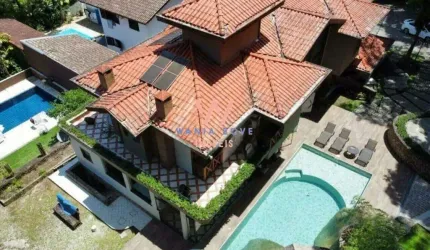 Casa Alto Padrão Vista Mar, com 6 dormitórios à venda, 700 m² por R$ 4.000.000 - Massaguaçu - Caraguatatuba/SP