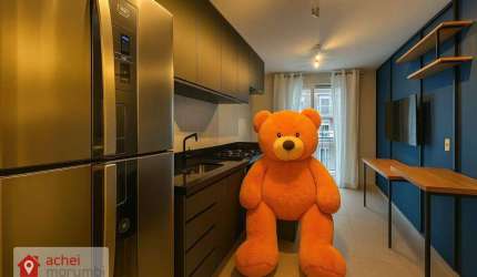 Apartamento com 1 dormitório, 30 m² - venda por R$ 363.999,91 ou aluguel por R$ 3.477,27/mês - Jardim Caravelas - São Paulo/SP