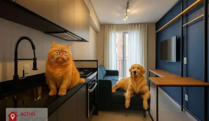 Apartamento com 1 dormitório, 30 m² - venda por R$ 363.999,91 ou aluguel por R$ 2.798,31/mês - Chacára Santo Antonio - São Paulo/SP