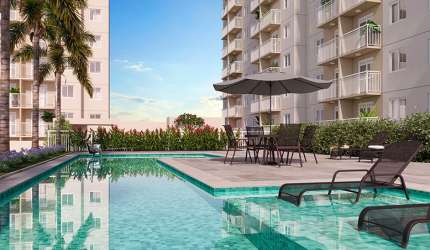 STUDIO COM VARANDA E PISCINA NA REGIAO DO BELÉM, entrada de até $200 reais!