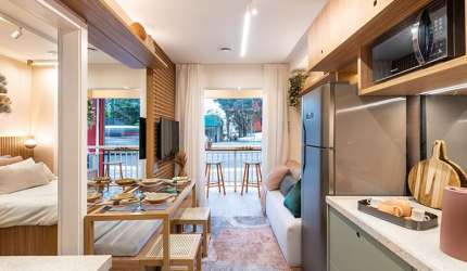 APARTAMENTO 1 DORMITÓRIO NO BROOKLIN