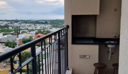 Apto com 85 m²/ 3 Dorm/ Suíte/ Varanda Gourmet/ 2 Wc´s/ 2 vagas/ Parque Campolim