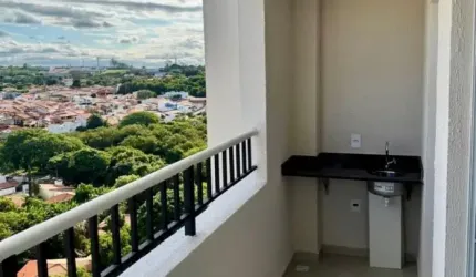 Apto novo à venda com Varanda Gourmet/ 2 Dorm./ À 2 min. do Campolim/ Só 371 mil
