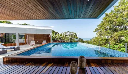 Casa com vista para o mar a venda na Praia do Iporanga - Guarujá