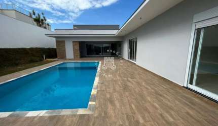 CASA TÉRREA A VENDA COM 3 SUÍTES, 5 BANHEIROS, 4 VAGAS DE GARAGEM COBERTAS - CONDOMINIO VIDA REAL - ITUPEVA/SP