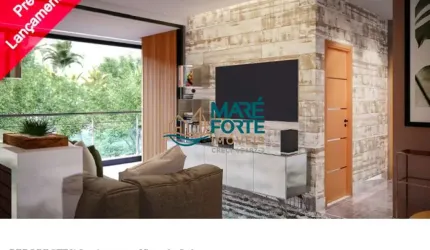 APARTAMENTO NOVO COM 70M² A 250 METROS DA ORLA DO PEREQUÊ-AÇÚ!