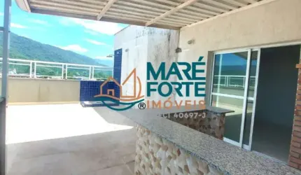 Linda cobertura duplex, com área gourmet com vista para serra