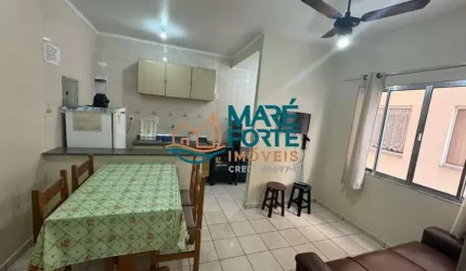 Apartamento amplo e mobiliado apenas 70 metros da Praia Grande