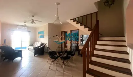 ESPAÇOSA COBERTURA DUPLEX COM 3 DORMITÓRIOS A CERCA DE 220 METROS DA PRAIA!