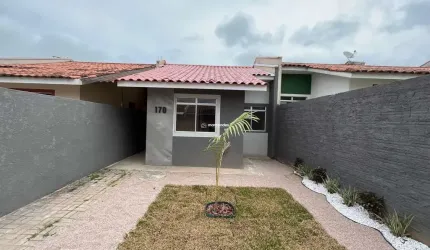 Casa em condomínio fechado com 3 quartos à venda na Rua Sérvia, 800, Nações, Fazenda Rio Grande por R$ 450.000