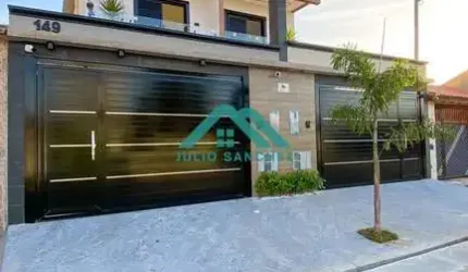 Sobrado alto padrão com 3 suítes, piscina e vista mar a 50m da orla  945 Mil PG