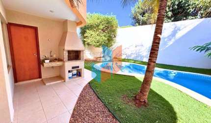 Casa Alto Padrão com 3 Suítes, Piscina, Gourmet com Churrasqueira, 4 Vagas, no Vivendas do Bosque-Santa Fé-Campo Grande-MS