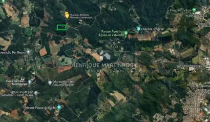 Chácara de 50.000m2 com casa de 156m2 com 2 quartos, 2 WC´s, lareira, próximo de Curitiba e Almirante Tamandaré-PR