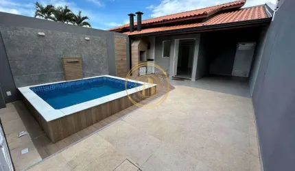 Casa com 3 dorms, Nova Itanhaém, Itanhaém - R$ 379 mil, Cod: 3070