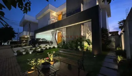 Lindo Sobrado à Venda no Residence Condominium Ecogarden - Maringá PR - 4 Suítes e Área Gourmet Completa!