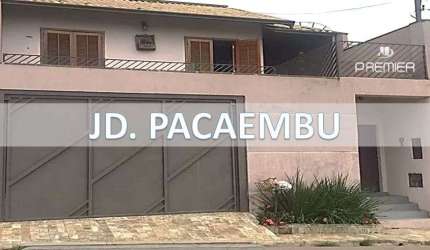 ÓTIMA CASA NO JARDIM PACAEMBU, COM 3 DORMITÓRIOS SENDO 1 SUÍTE COM BANHEIRA