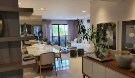 Venda de apartamento no Solar Fontaine Blue, 3 suítes, 3 salas e 2 vagas de garagem