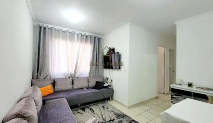 Venda | Apartamento com 50 m², 2 dormitórios, 1 vaga. Moinho Velho, Embu das Artes SP