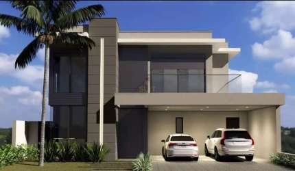 Gênesis I - Casa com 370m², 4 Suítes, 4 Vagas, Piscina, Churrasqueira em Santana