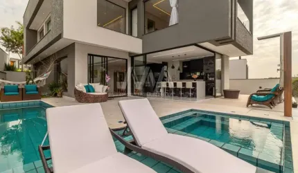 Casa em Condomínio para Venda em Votorantim, Cond. ALPHAVILLE 4, 3 dormitórios, 3 suítes, 6 banheiros, 4 vagas