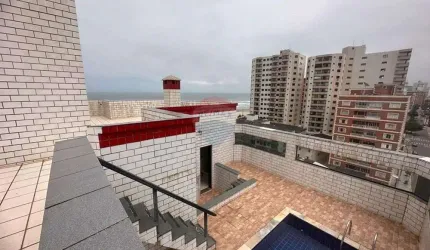 Cobertura Vista Mar com 05 Dormitórios na Vila Tupi em Praia Grande - SP.
